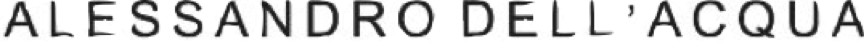 Alessandro Dell'Aqua perfume brand logo