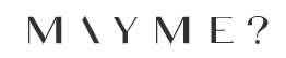MAYME? perfume brand logo