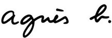 agnès b. perfume brand logo