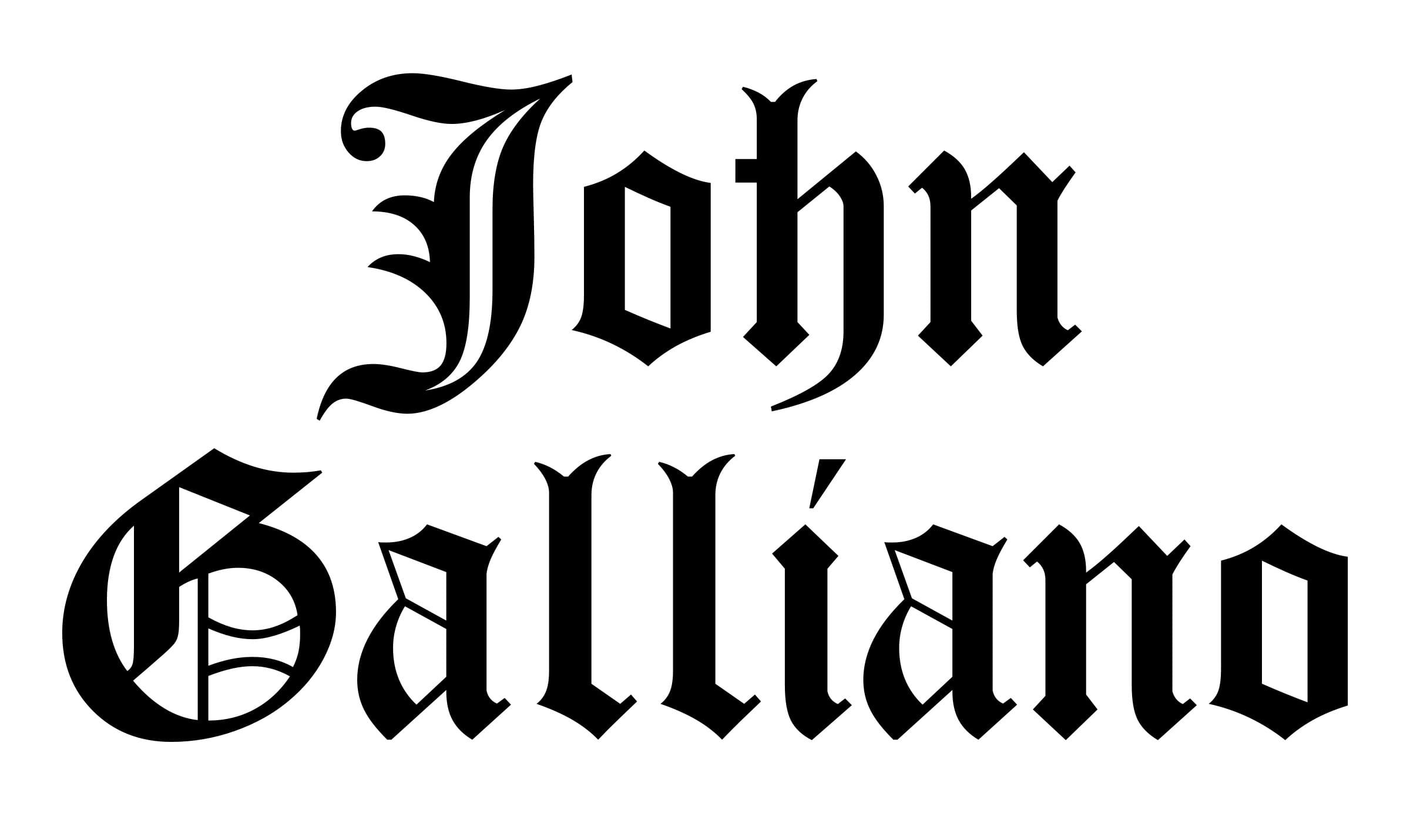 John Galliano perfume brand logo