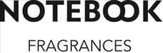 Notebook perfume brand logo