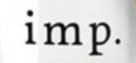 imp. / インプ