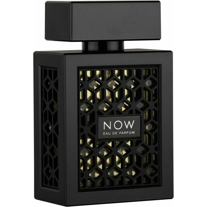 Now by Rave perfume bottle