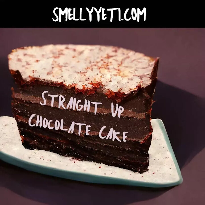 Straight Up Chocolate Cake by Smelly Yeti perfume bottle