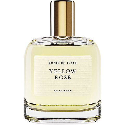 Yellow Rose by Boyd's perfume bottle