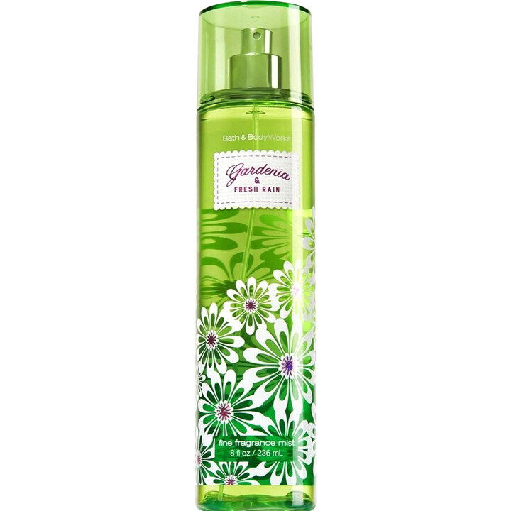 Gardenia & Fresh Rain by Bath & Body Works perfume bottle