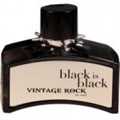 Black is Black Vintage Rock by Nu Parfums perfume bottle