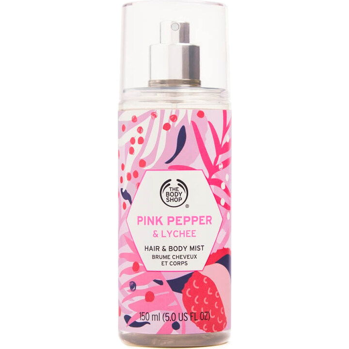 Pink Pepper & Lychee by The Body Shop perfume bottle