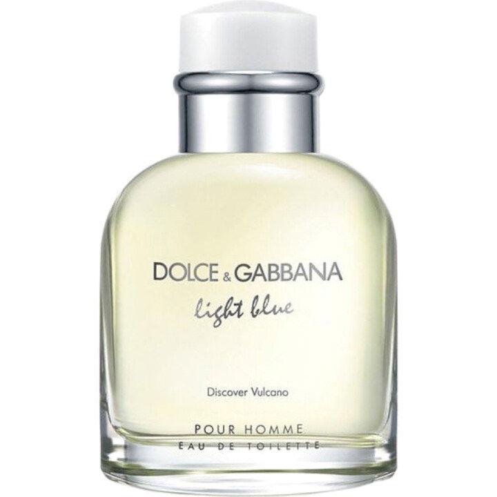 Light Blue pour Homme Discover Vulcano by Dolce & Gabbana perfume bottle