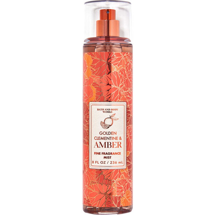 Golden Clementine & Amber by Bath & Body Works perfume bottle