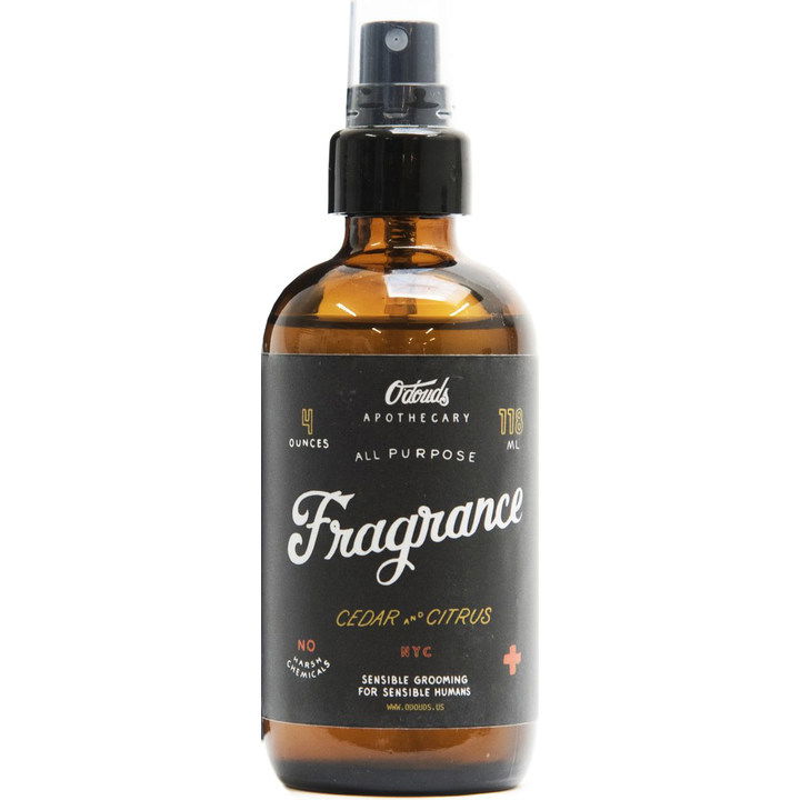 Cedar and Citrus (All Purpose Fragrance) by O'Douds perfume bottle