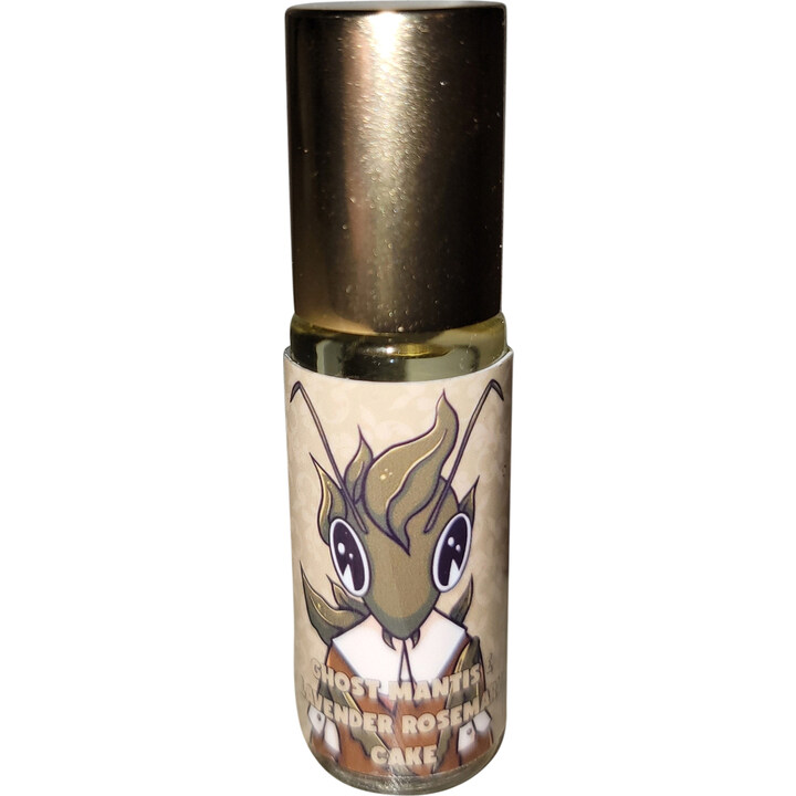 Ghost Mantis & Lavender Rosemary Cake by Death and Floral perfume bottle