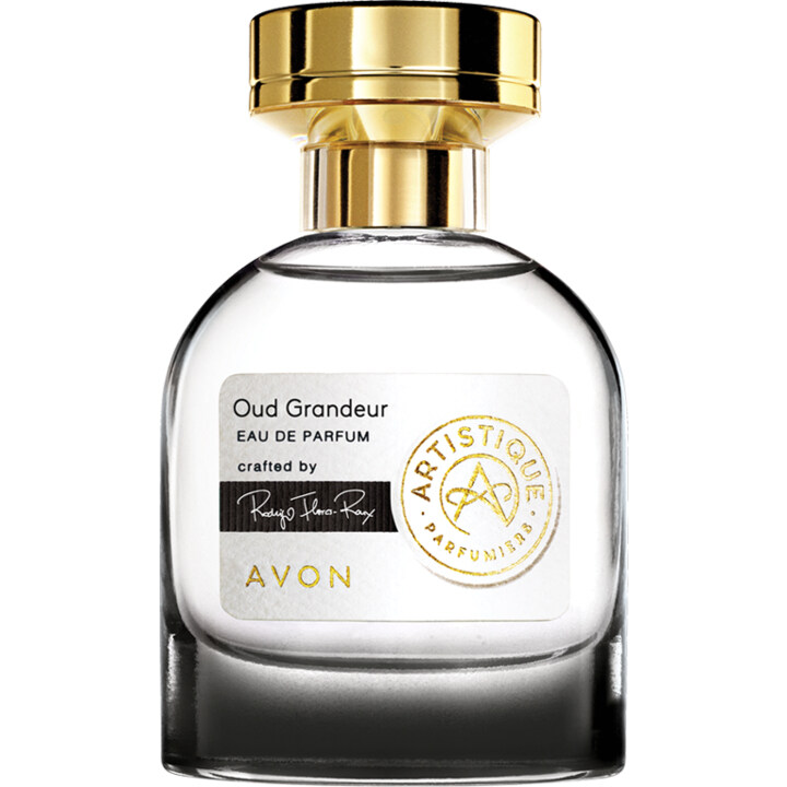 Oud Grandeur by Avon perfume bottle