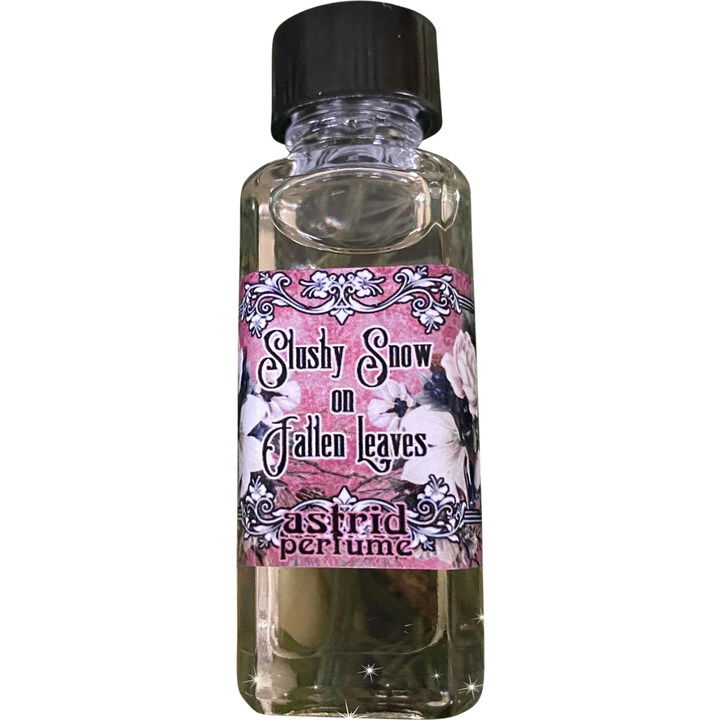 Slushy Snow on Fallen Leaves by Astrid Perfume / Blooddrop perfume bottle