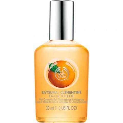 Satsuma EDT by The Body Shop perfume bottle