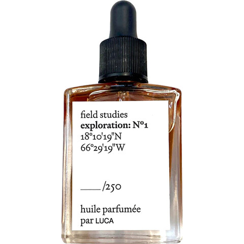 Field Studies - Exploration: N°1 18°10’19”N 66°29’19”W by LUCA perfume bottle