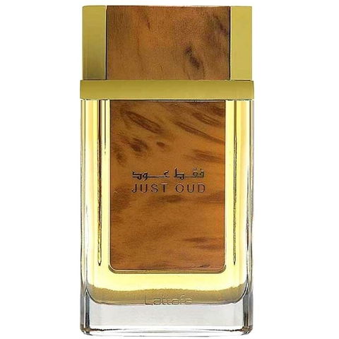 Just Oud by Lattafa / لطافة perfume bottle