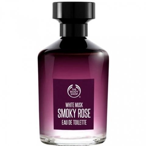 White Musk Smoky Rose EDT by The Body Shop perfume bottle