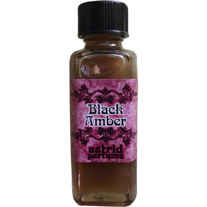 Black Amber by Astrid Perfume / Blooddrop perfume bottle