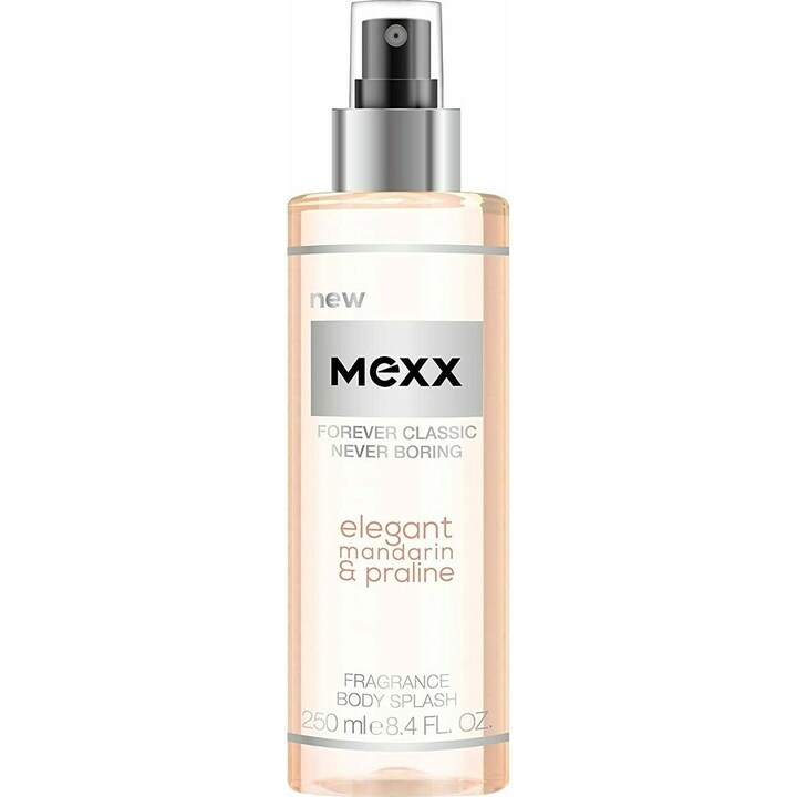 Forever Classic Never Boring - Elegant Mandarin & Praline (Body Splash) by Mexx perfume bottle