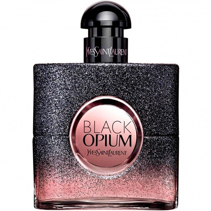 Black Opium Floral Shock by Yves Saint Laurent perfume bottle
