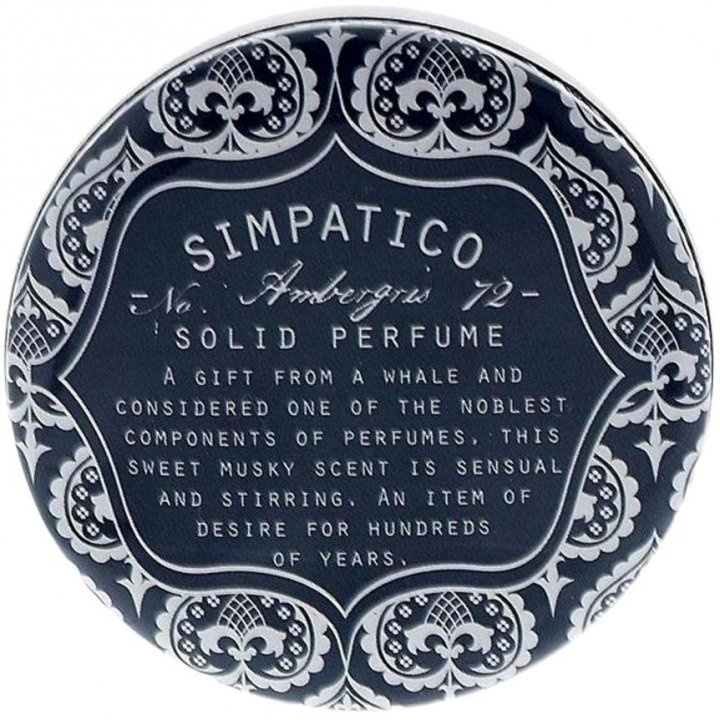 No. 72 / Ambergris by Simpatico perfume bottle