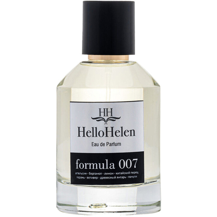 Formula 007 by HelloHelen perfume bottle