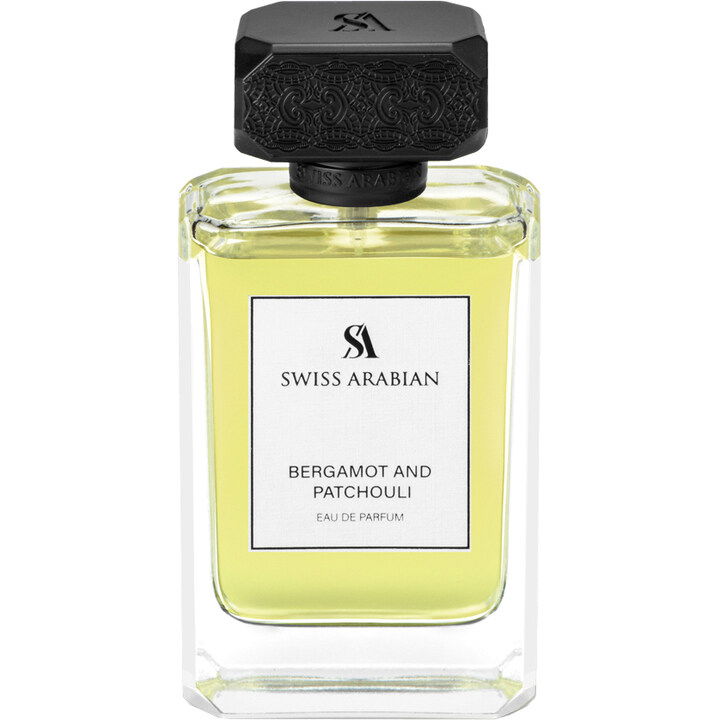 Bergamot and Patchouli by Swiss Arabian perfume bottle