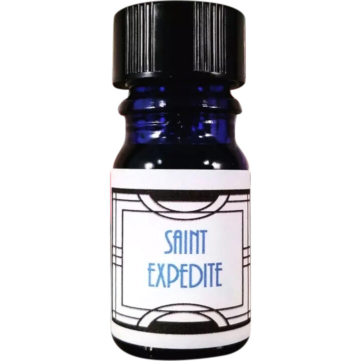 St. Expedite by Nui Cobalt Designs perfume bottle