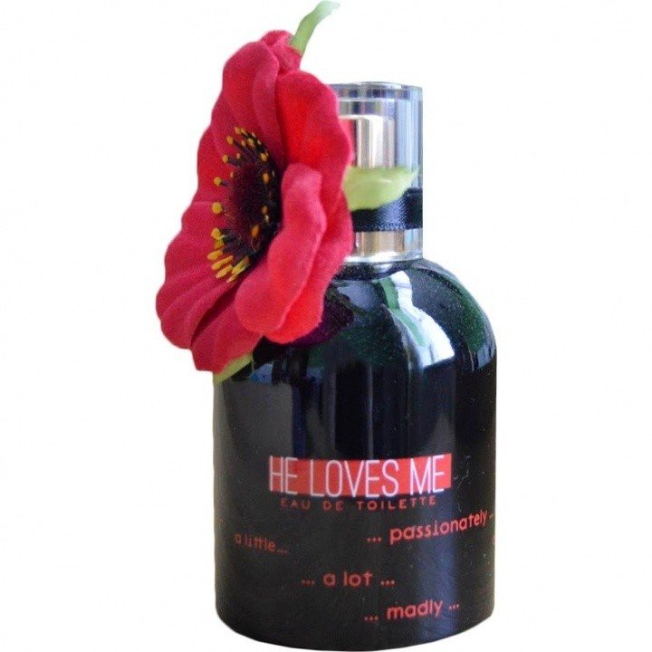 He Loves Me Poppy by Primark perfume bottle