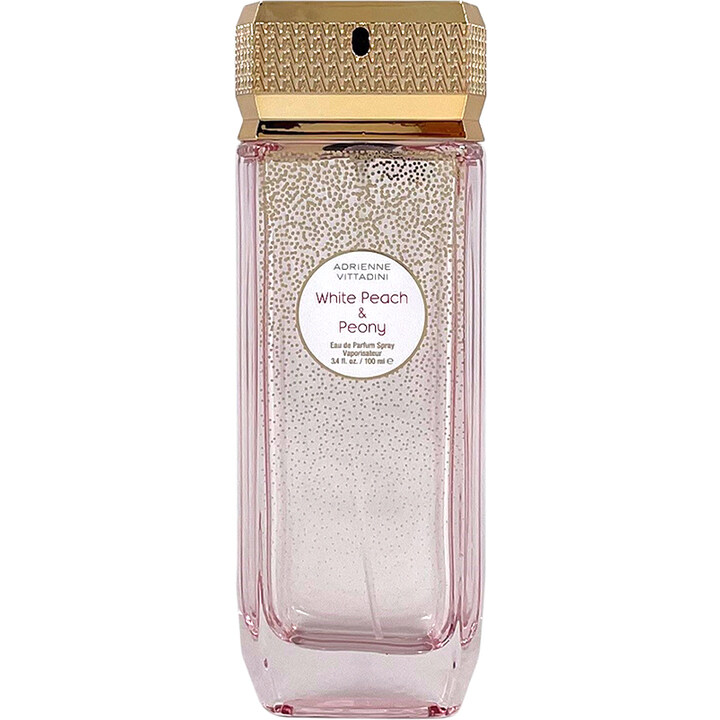 White Peach & Peony by Adrienne Vittadini perfume bottle