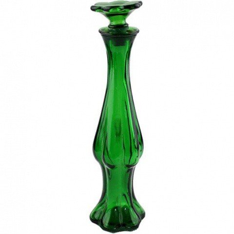 Emerald Bud Vase - Lily of the Valley by Avon perfume bottle