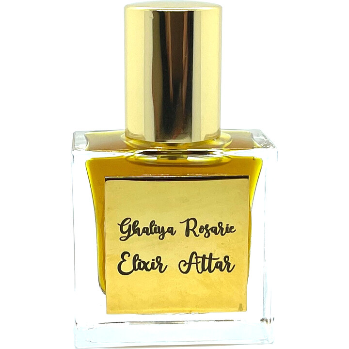 Ghaliya Rosarie by Elixir Attar perfume bottle
