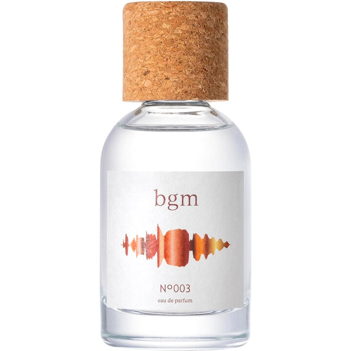 N° 003 by bgm / ビージーエム perfume bottle