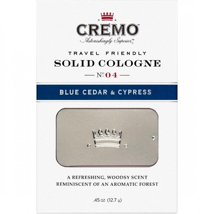 Blue Cedar & Cypress (Solid Cologne) by Cremo perfume bottle