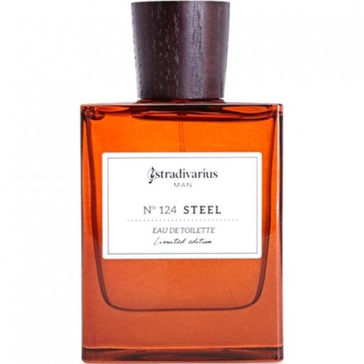 N° 124 Steel by Stradivarius perfume bottle