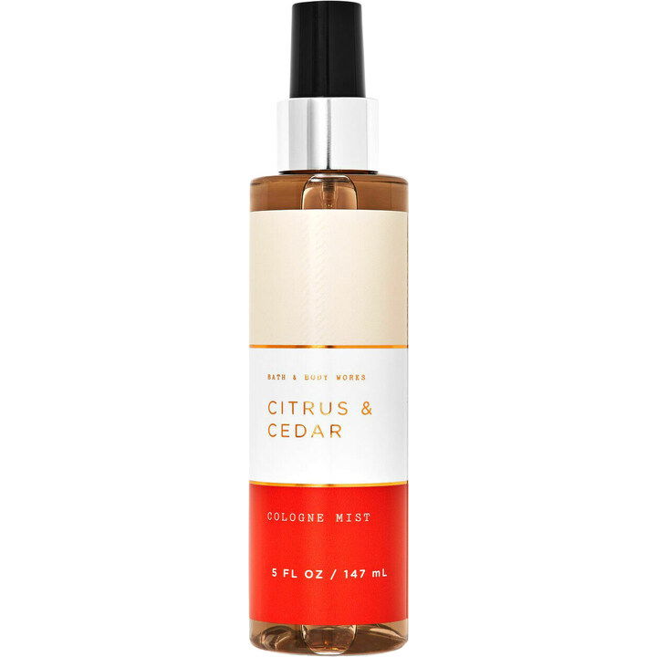 Citrus & Cedar by Bath & Body Works perfume bottle