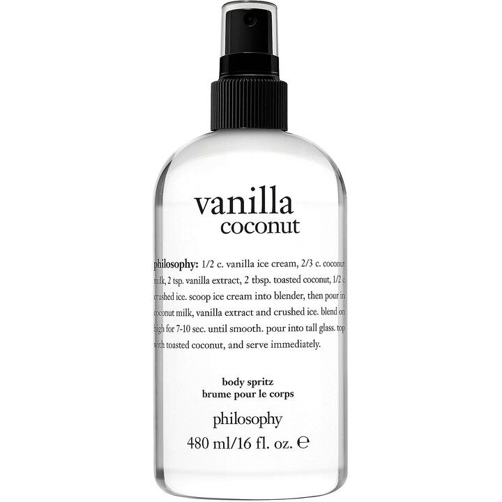 Vanilla Coconut by Philosophy perfume bottle