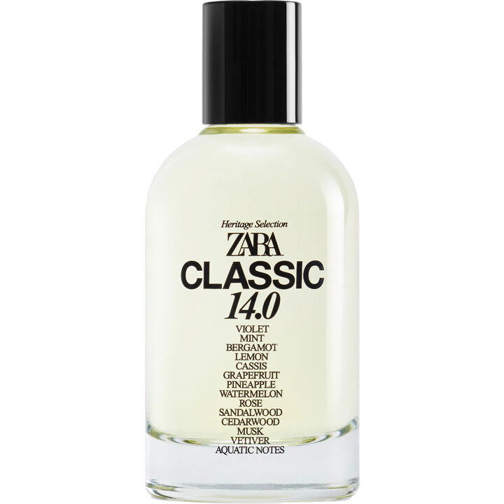 Classic 14.0 by Zara perfume bottle