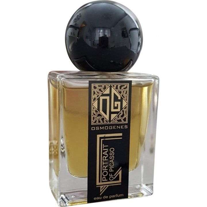 Portrait of Picasso by Osmogenes perfume bottle