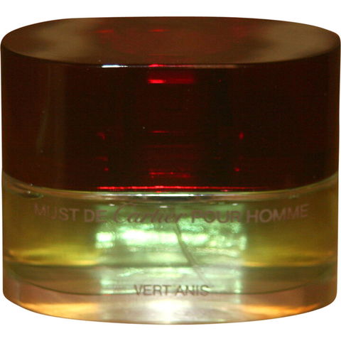 Must de Cartier pour Homme Vert Anis by Cartier perfume bottle