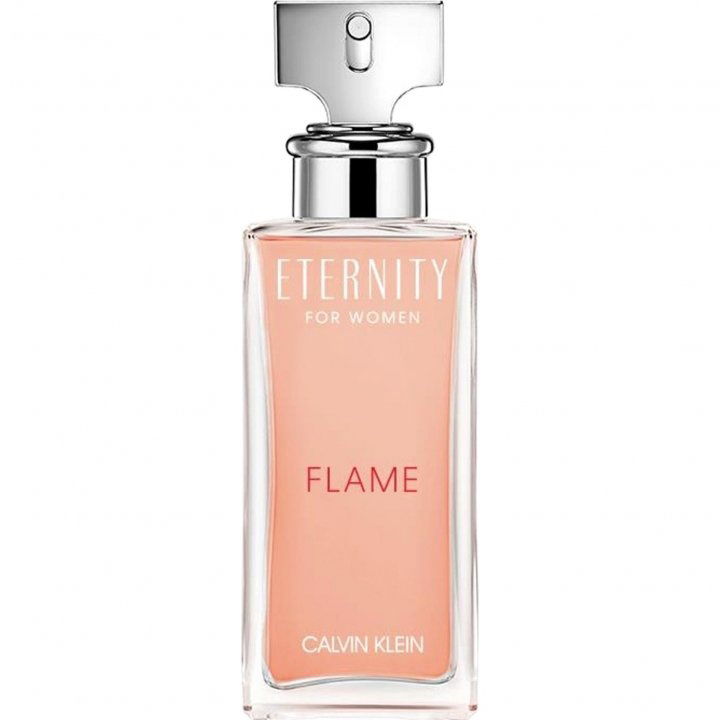 Eternity for Women Flame by Calvin Klein perfume bottle