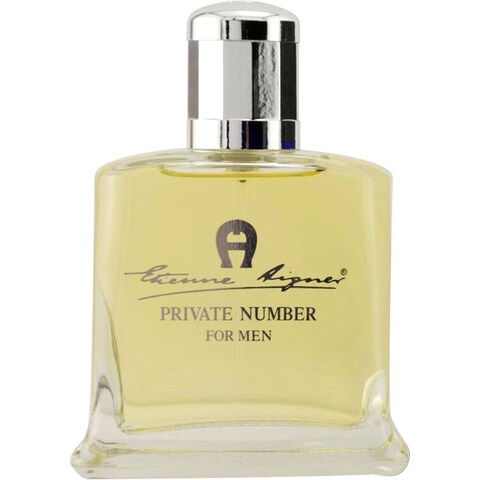 Private Number for Men EDT by Aigner perfume bottle