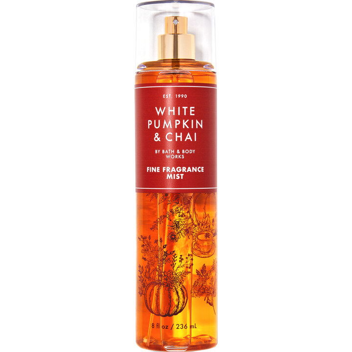 White Pumpkin & Chai by Bath & Body Works perfume bottle