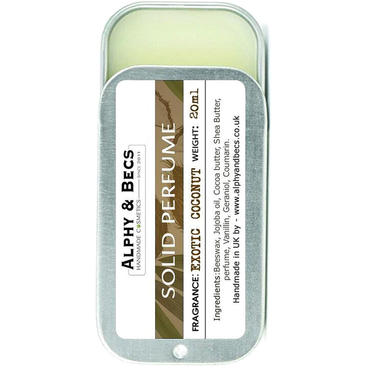 Exotic Coconut by Alphy & Becs perfume bottle