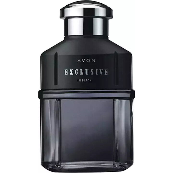 Exclusive in Black by Avon perfume bottle