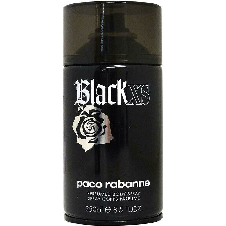 Black XS (Body Spray) by Paco Rabanne perfume bottle