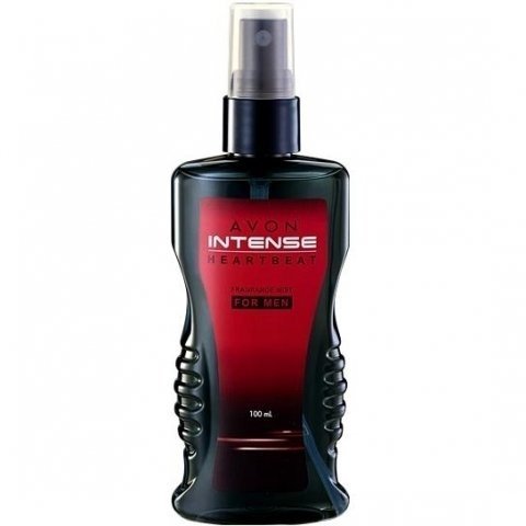 Intense - Heartbeat by Avon perfume bottle