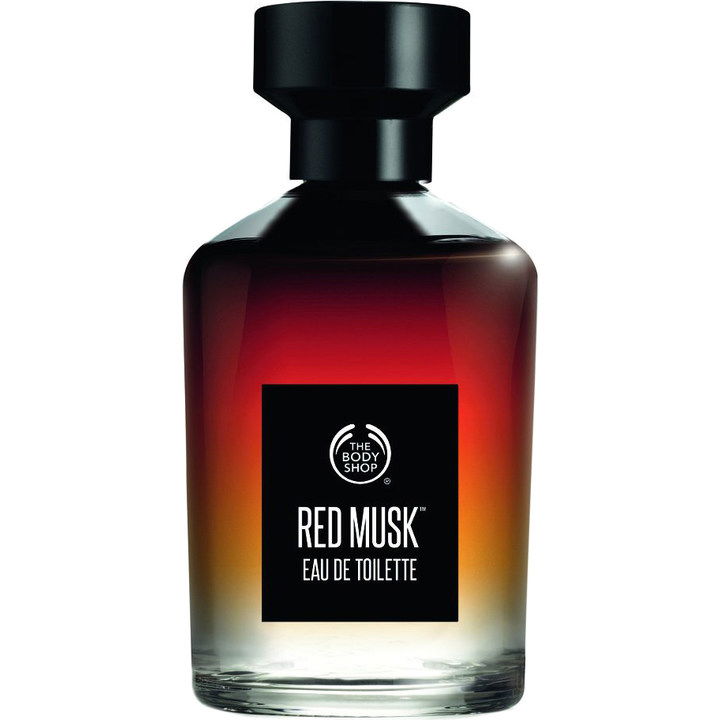 Red Musk EDT by The Body Shop perfume bottle