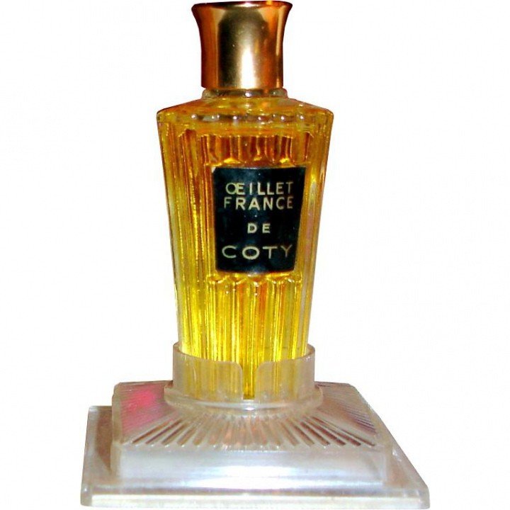 Œillet France by Coty perfume bottle